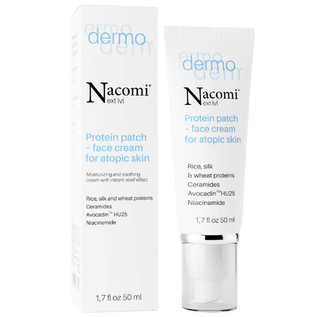 Nacomi Next Level Dermo, protein face cream, atopic skin, 50 ml