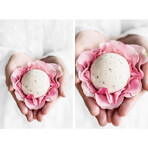 Ministry of Good Soap, half bath ball, rose, 60 g