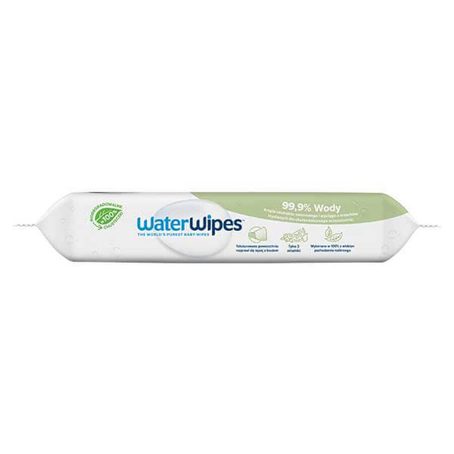 WaterWipes Soapberry Bio, Feuchttücher, Wasser mit Seifenbeerenextrakt, ab Geburt, 60 Stück