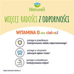 Naturell Vitamine D voor kinderen 1000 IE, vanille- en aardbeiensmaak, 60 kauwtabletten