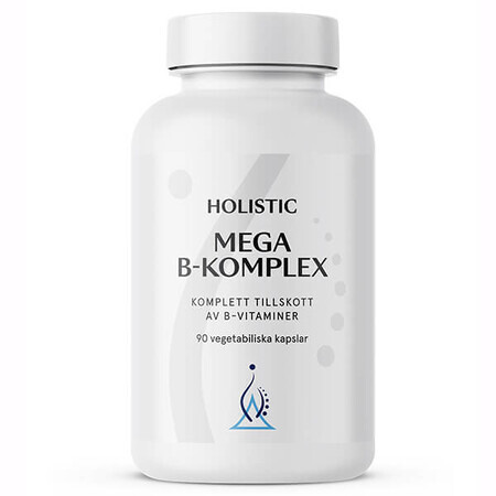 Holistic Mega B Metylerad, vitaminas del grupo B, 90 cápsulas