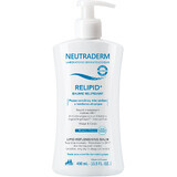 Neutraderm Relipid+, rückfettende Lotion für Gesicht und Körper, empfindliche, sehr trockene und atopische Haut, 400 ml