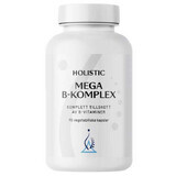 Mega B-Complex olistico, 90 capsule vegetali