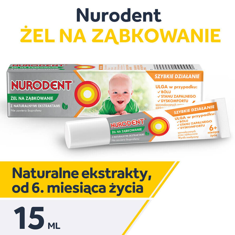 Nurodent, Zahnungsgel, 15 ml