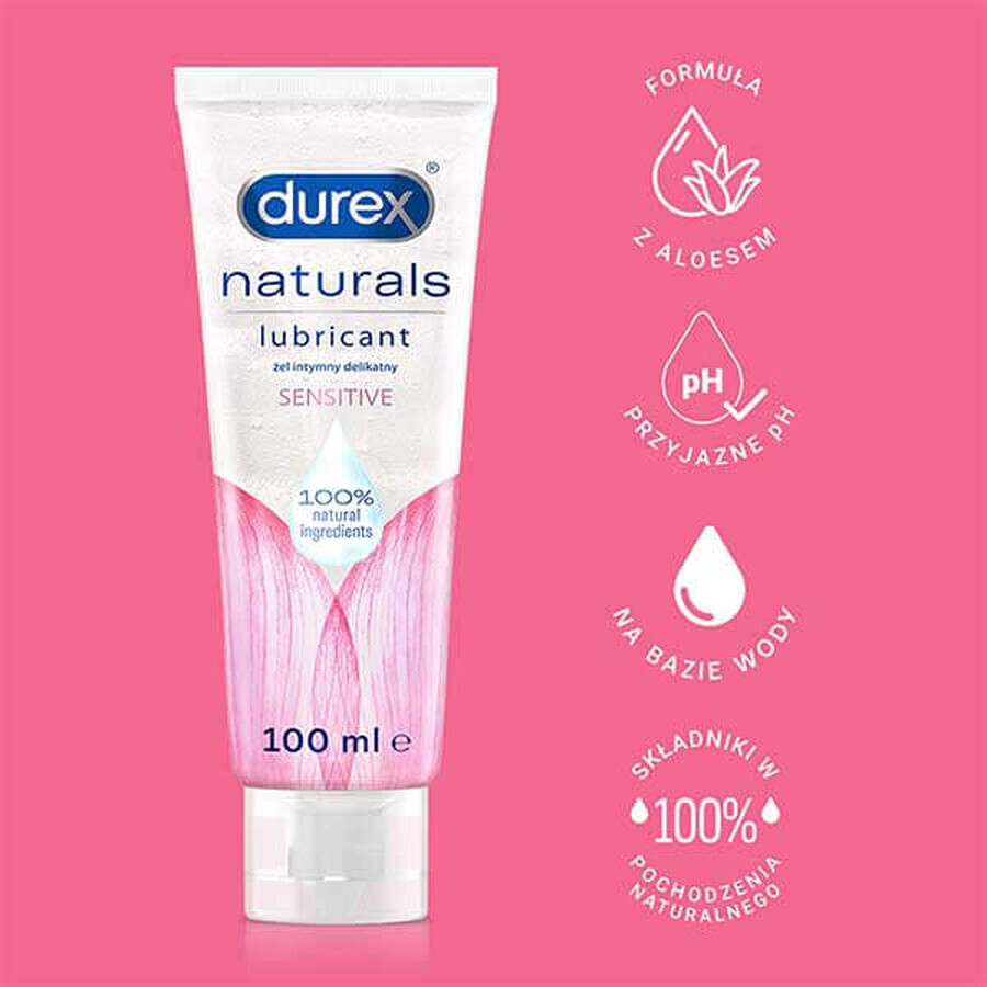 Durex Naturals Sensitive, sanftes Intimgel, 100 ml