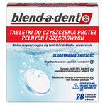 Blend-a-dent, Tablete pentru curățarea protezei dentare, Prospețime de lungă durată, 28 tablete