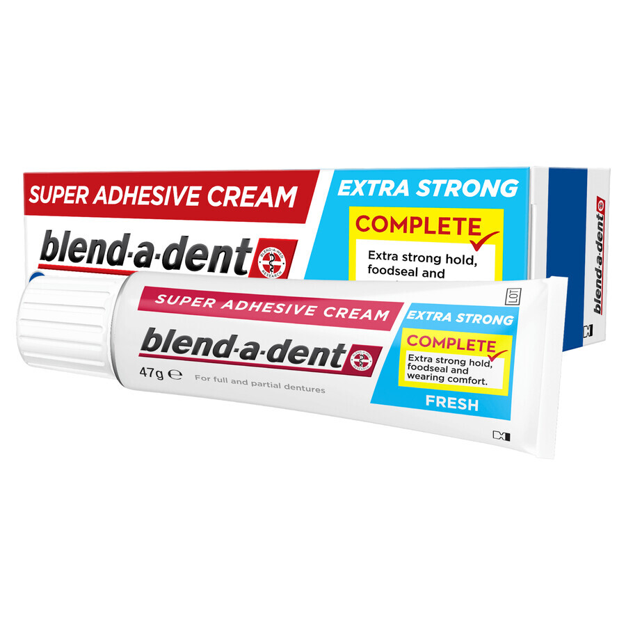 Blend-a-dent Complete, Adeziv dentar, proaspăt, 47 g