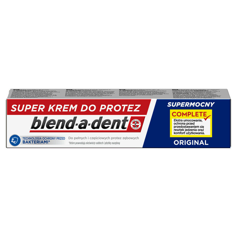 Blend-a-dent Complete, Adeziv pentru proteză dentară, Original, 47 g