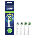 Oral-B Cross Action, Ersatzaufsätze für elektrische Zahnbürste Clean Maximiser, EB50-4, 4 Stück