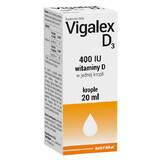 Vigalex D3, Vitamin D 400 IU, Tropfen, 20 ml