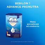 Bebilon Advance Pronutra 1, zuigelingenmelk, vanaf de geboorte, 800 g