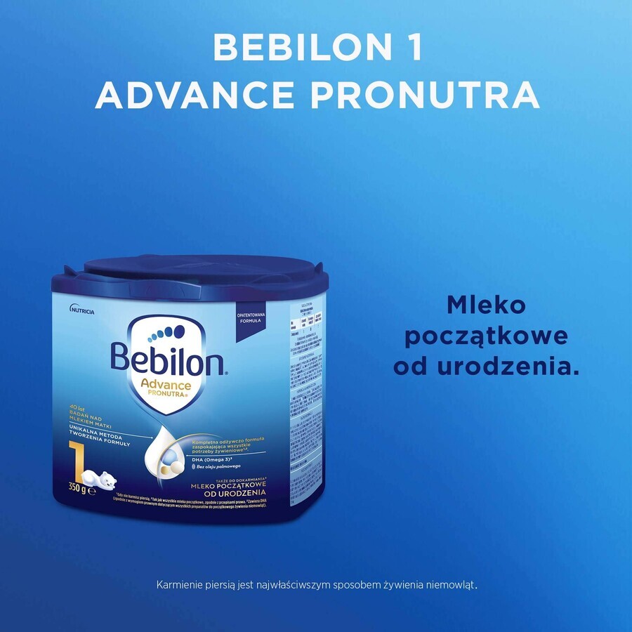 Bebilon Advance Pronutra 1, milk for infants, from birth, 350 g