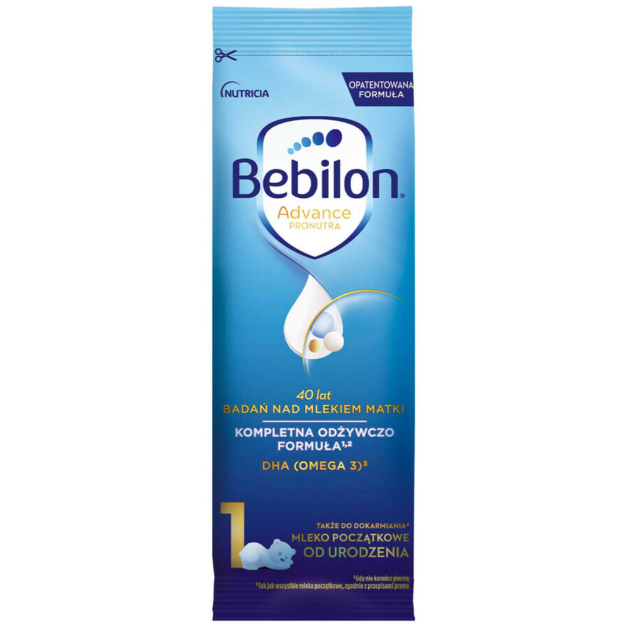 Bebilon Advance Pronutra 1, lait infantile, dès la naissance, 27,6 g x 1 sachet