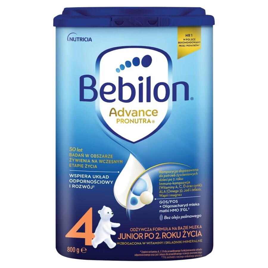 Bebilon Advance Pronutra 4 Junior, voedzame melkvoeding, vanaf 2 jaar, 800 g