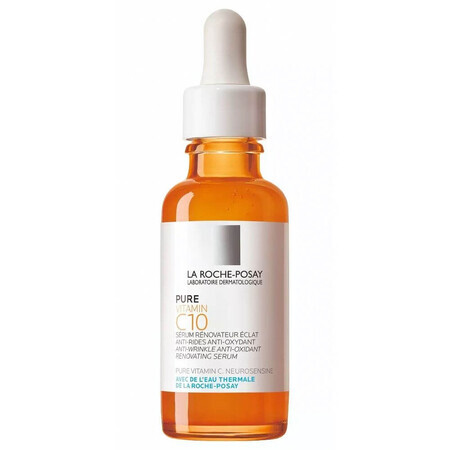 La Roche-Posay Pure Vitamin C10, konzentriertes Anti-Falten-Serum mit Vitamin C, empfindliche Haut, 30 ml