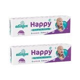 Pachet Alinan Happy crema pentru fundulet,35g + 35g, Fiterman