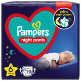 Pampers Night Pants, Windeln, Größe 6, 15+ kg, 19 Stück