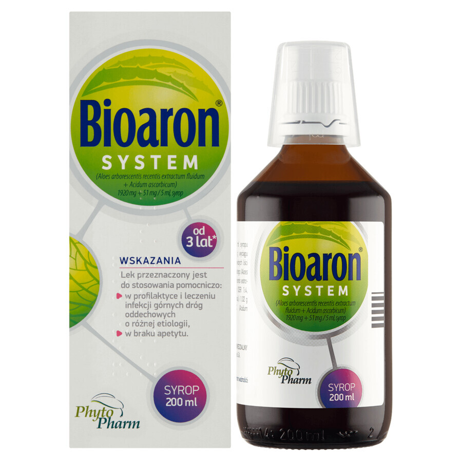 Bioaron System (1920 mg + 51 mg)/ 5 ml, Sirup für Kinder ab 3 Jahren und Erwachsene, 200 ml