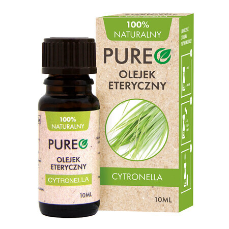 Pureo, ätherisches Citronella-Öl, 10 ml