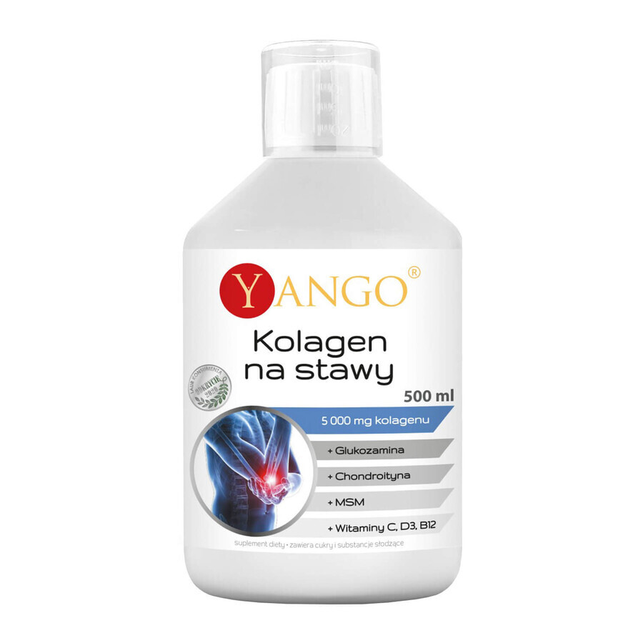 Yango Collagen for joints, fruit flavor, 500 ml