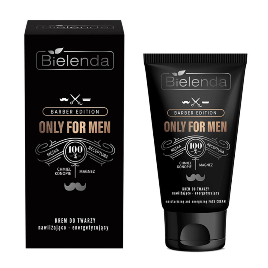 Bielenda Only For Men Barber Edition, 3-in-1-Gesichtsreinigung, Paste-Peeling-Maske, 150 g