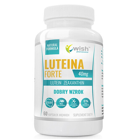 Wish Lutein Forte 40 mg, 60 Kapseln