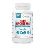 Wish Trio Magnesium Complex, Magnesium 400 mg, 120 Kapseln