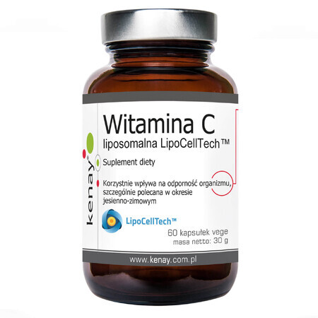 Kenay Vitamina C Liposomal LipoCellTech, 60 cápsulas vegetales