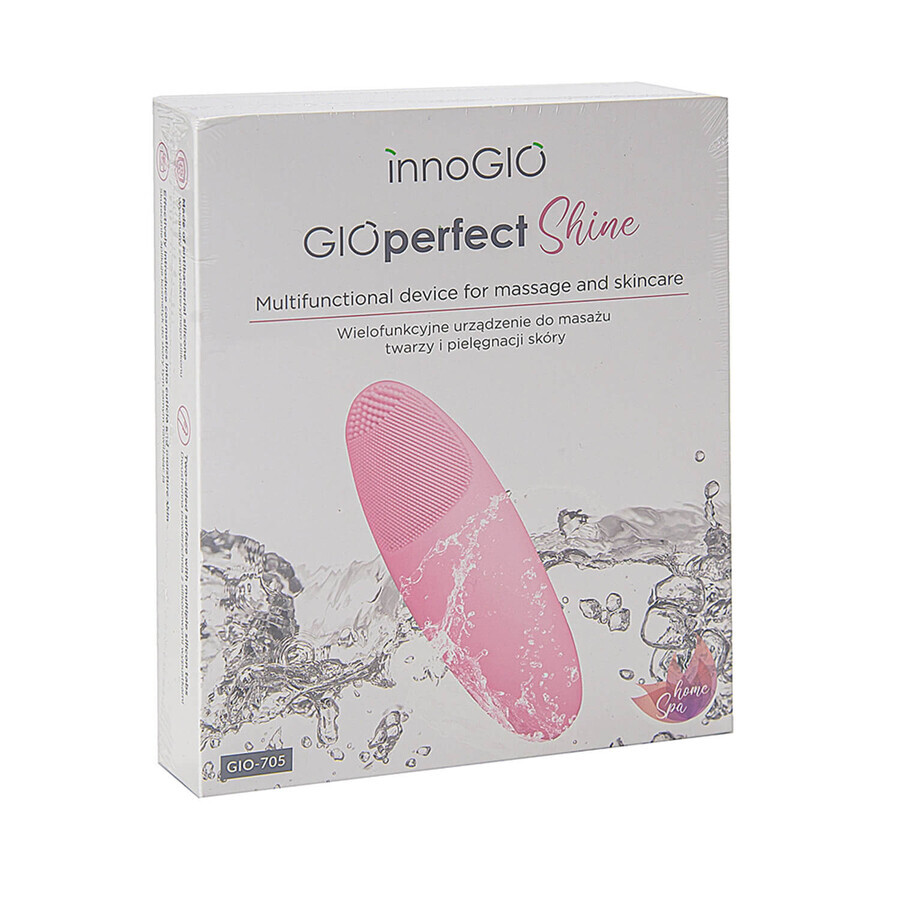 InnoGIO GIOperfect Shine, multifunktionales Gerät für Gesichtsmassage und Hautpflege, GIO-705