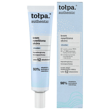 Tolpa Authentic, moisturizing skin cream, squalane, 40 ml