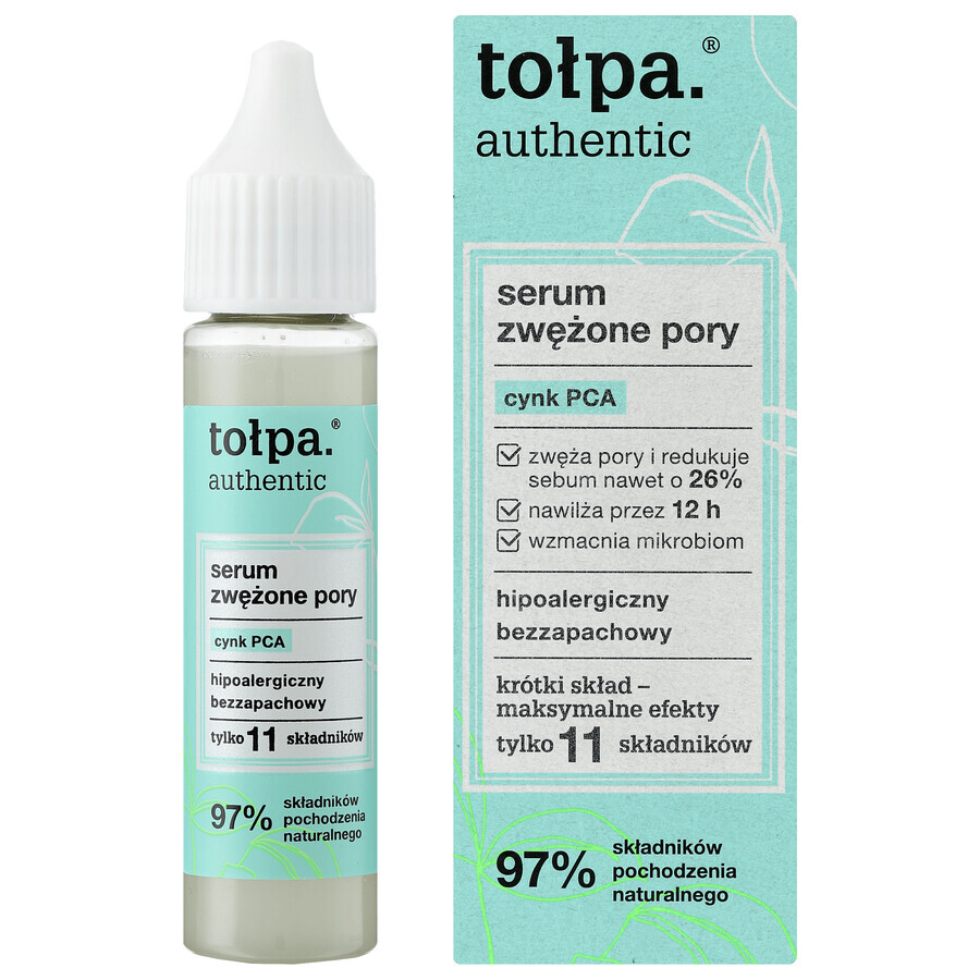 Tolpa Authentic, Porenstraffendes Serum, Zink PCA, 20 ml