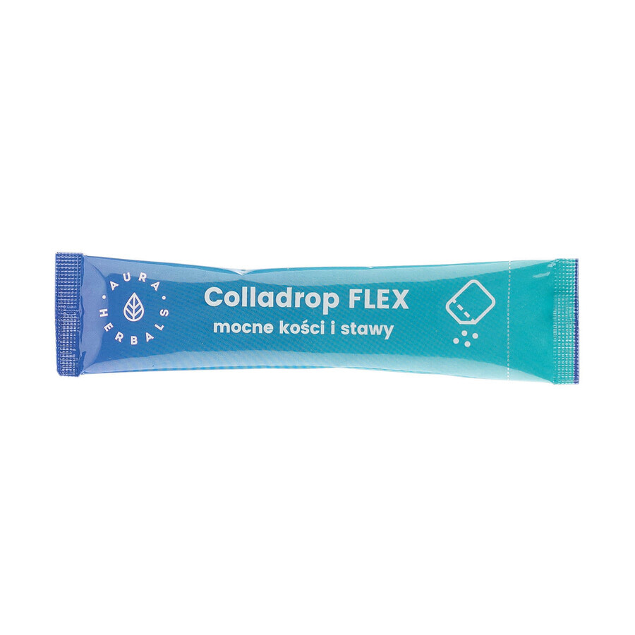 Aura Herbals Colladrop Flex Collageen 5000 mg, 30 sachets