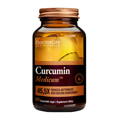 Doctor Life Curcumin Medicum, 60 pflanzliche Kapseln