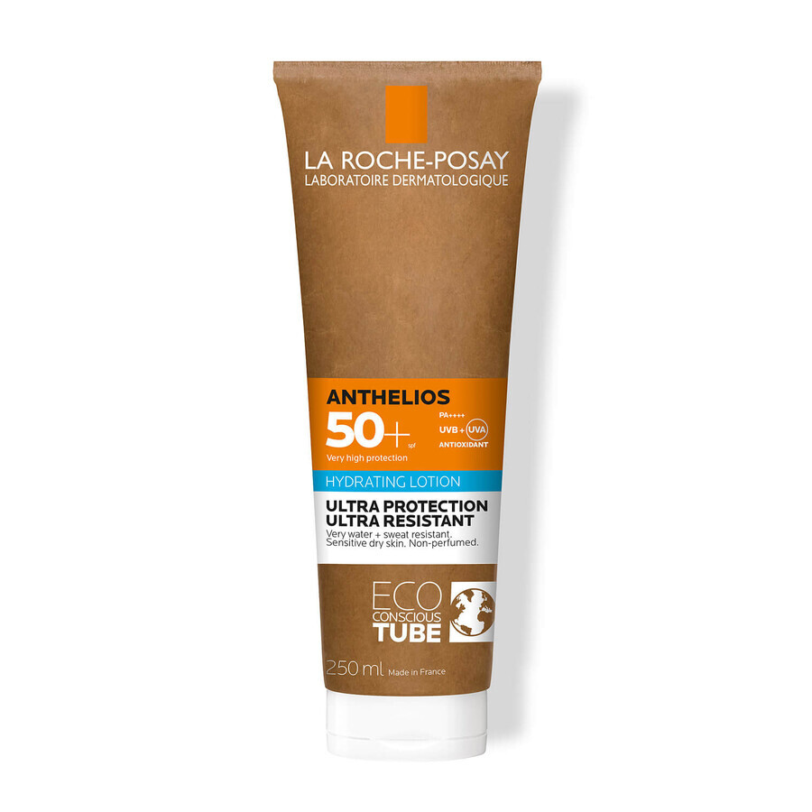 La Roche-Posay Anthelios, leche protectora hidratante, SPF 50+, 250 ml