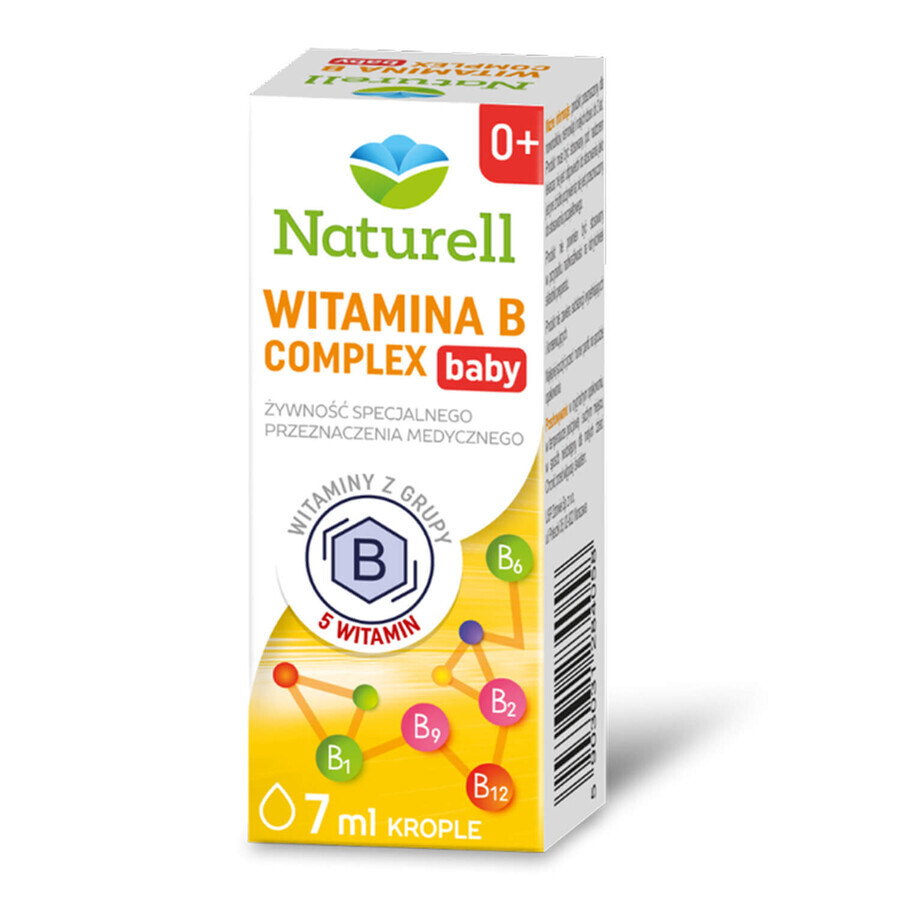 Naturell Vitamin B-Komplex Baby-Tropfen für Kinder ab Geburt, 7 ml