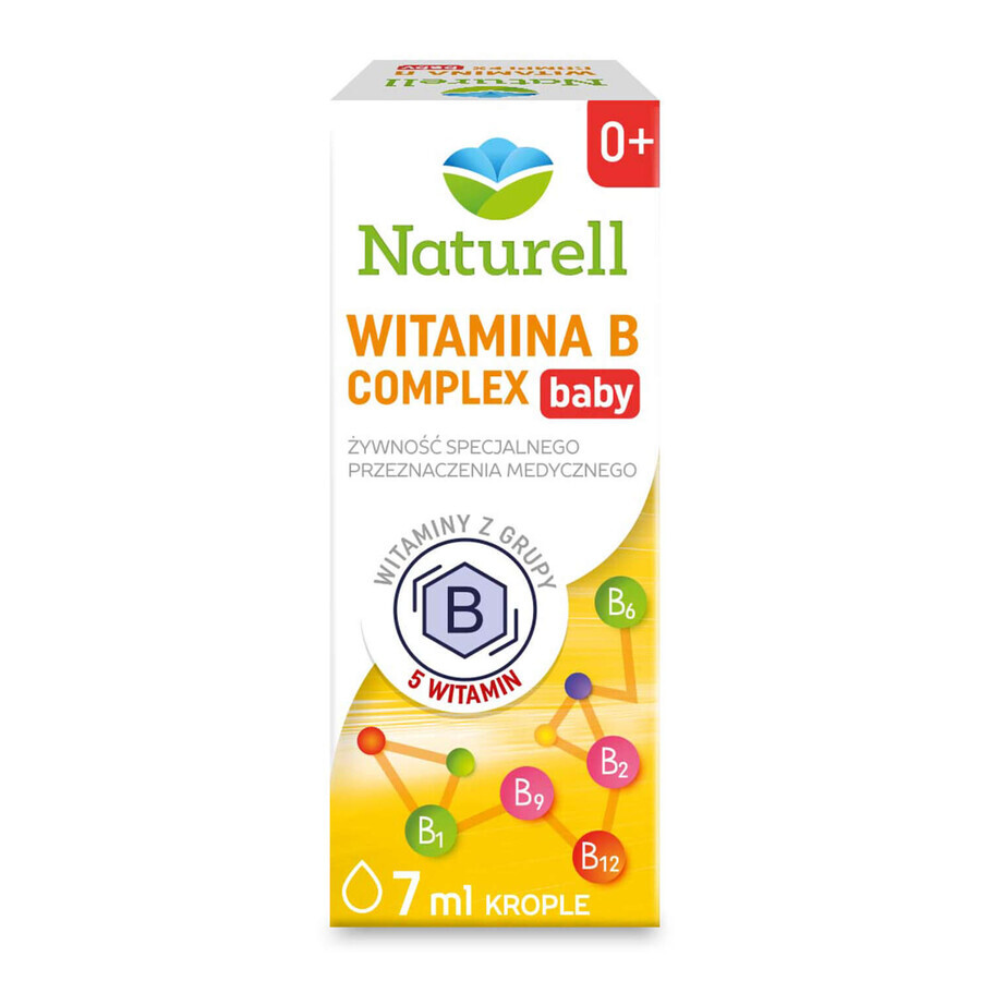 Naturell Vitamin B-Komplex Baby-Tropfen für Kinder ab Geburt, 7 ml