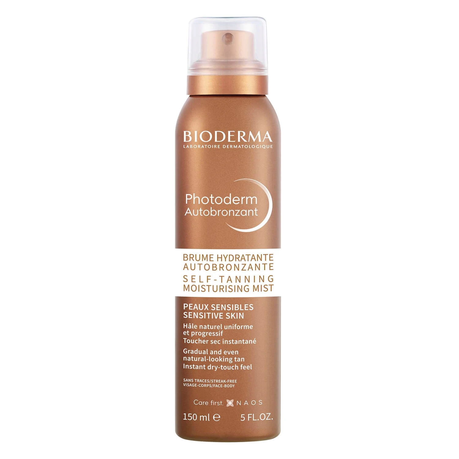Bioderma Photoderm Autobronzant, feuchtigkeitsspendender Selbstbräunungsnebel, 150 ml