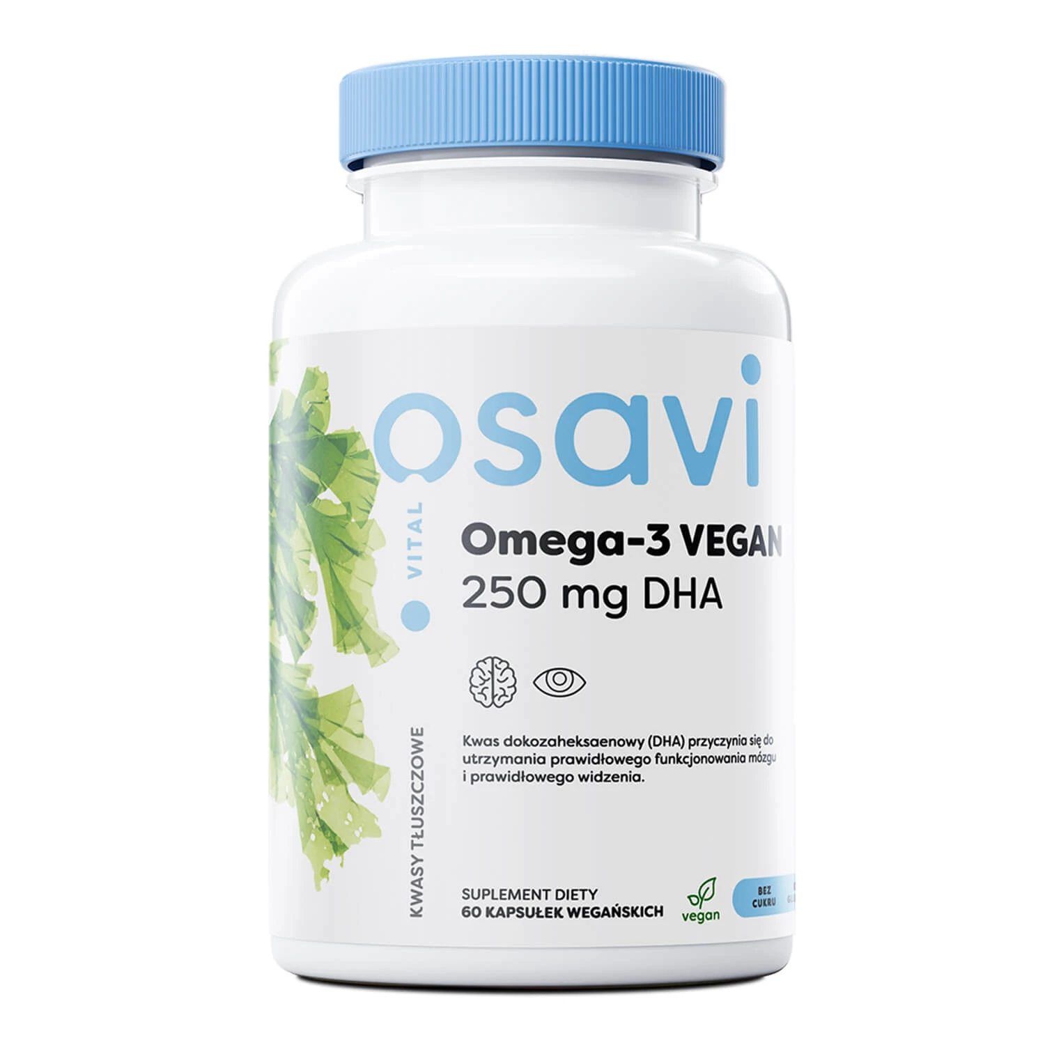 Osavi Vital Omega-3 Vegan 250 mg DHA, 60 vegane Kapseln