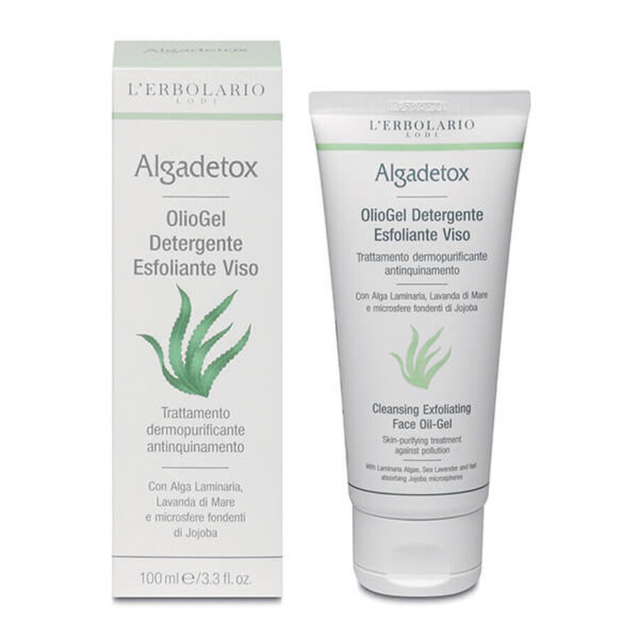 L'Erbolario Algadetox, Peelingöl in Gel-Gesichtswaschmittel, 100 ml