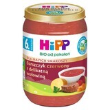 HiPP Bio Soup, red borscht with tender beef, after 6 months, 190 g