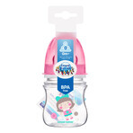 Canpol Babies EasyStart, anti-colică, biberon cu gură largă și tetină cu flux lent, Toys, 35/205, de la naștere, 120 ml