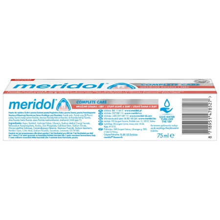 Meridol Complete Care, pasta de dientes, encías y dientes sensibles, 75 ml