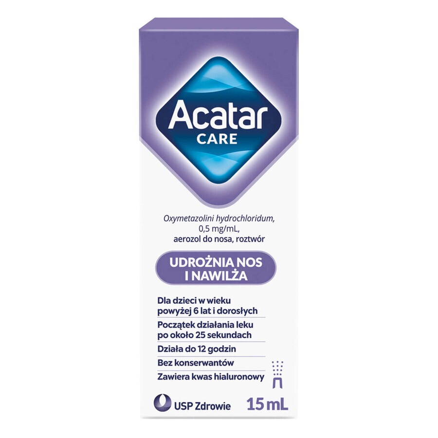 Acatar Care 0,5 mg/ml, Nasenspray, Lösung, 15 ml