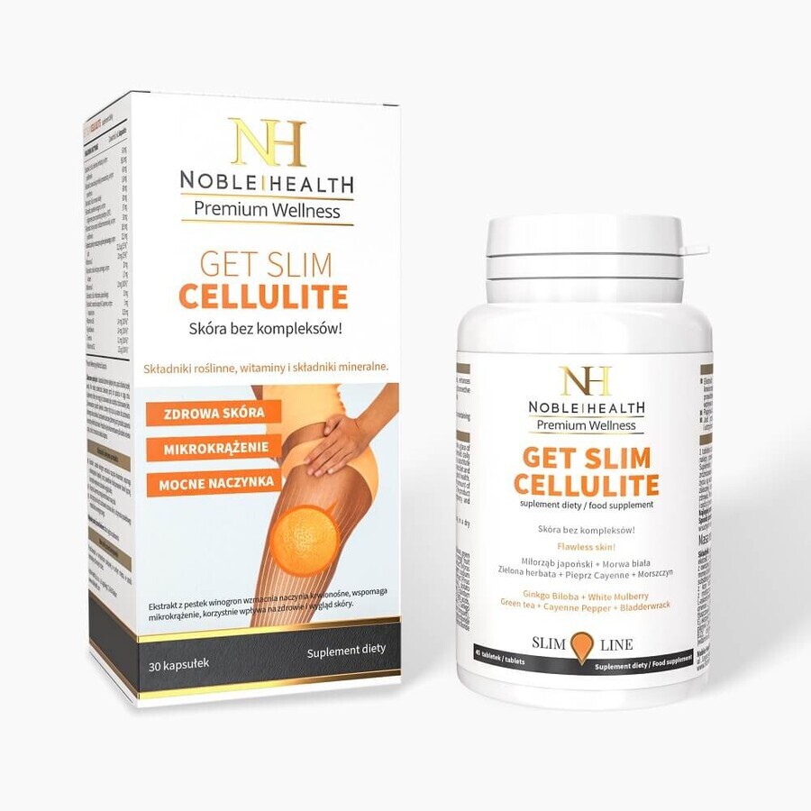 Noble Health Get Slim Cellulite, 30 Kapseln