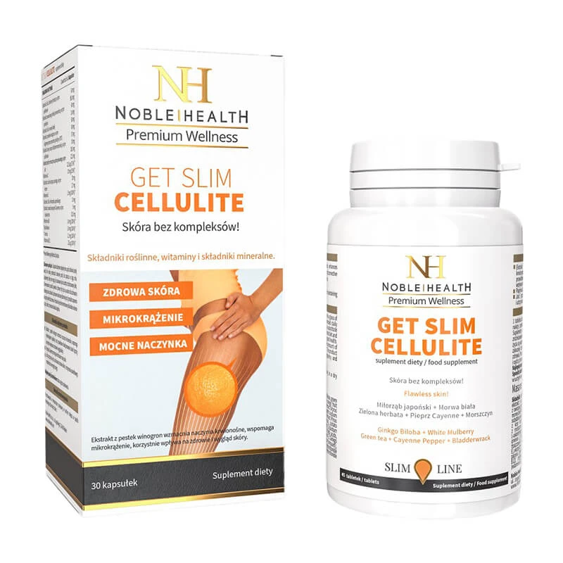 Get Slim Cellulite, 30 Kapseln, Noble Health