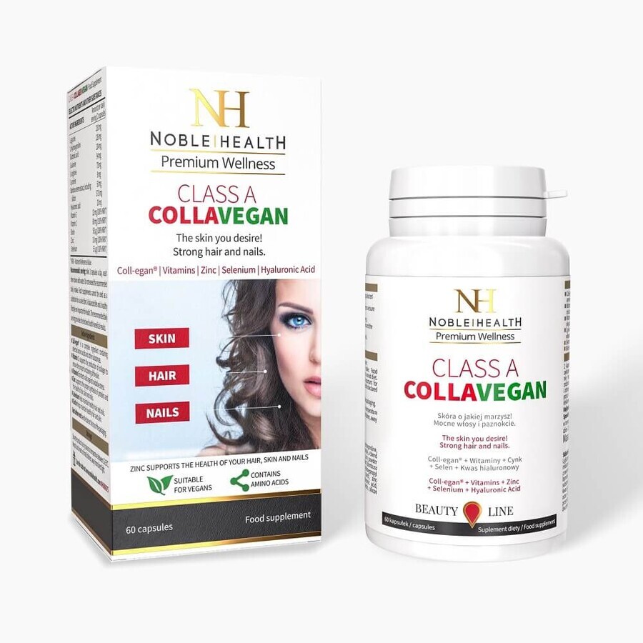 Noble Health Klasse A CollaVegan, 60 Kapseln