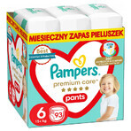 Pampers Premium Care Pants, Windeln, Größe 6, 15+ kg, 93 Stück