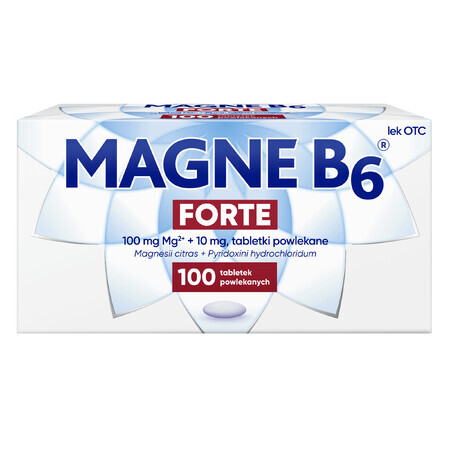 Magne B6 Forte 100 mg + 10 mg, 100 Filmtabletten