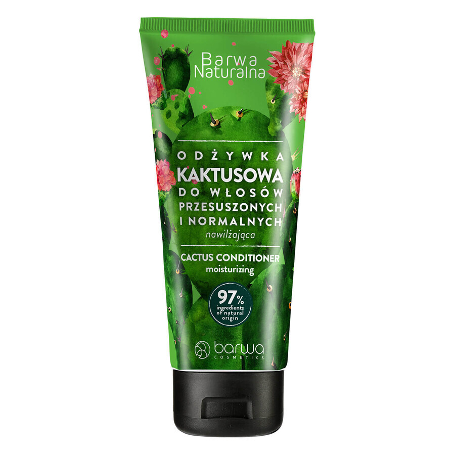 Barwa Natural, cactus conditioner for dry and normal hair, moisturizing, 200 ml