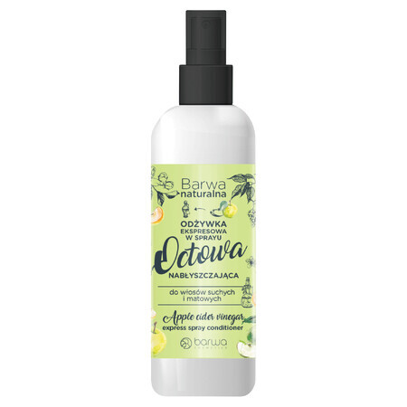 Barwa Natural, Essigspray-Spülung für natürliches und stumpfes Haar, glänzend, 200 ml